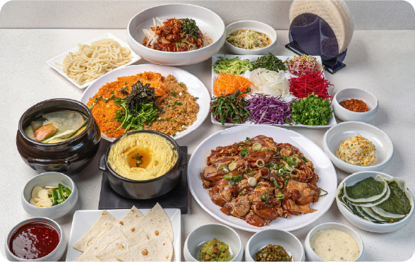 또띠아 월남 쌈 닭