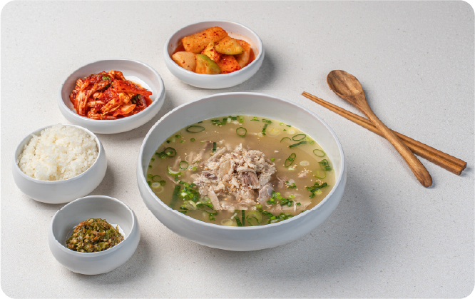 진한 닭곰탕